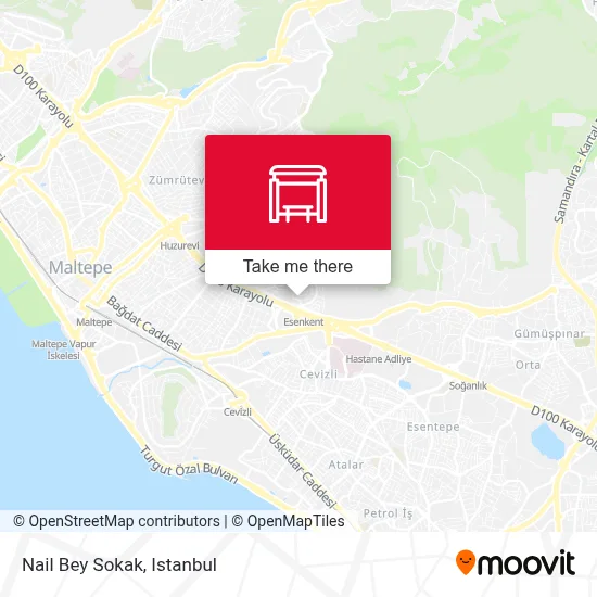 Nail Bey Sokak map