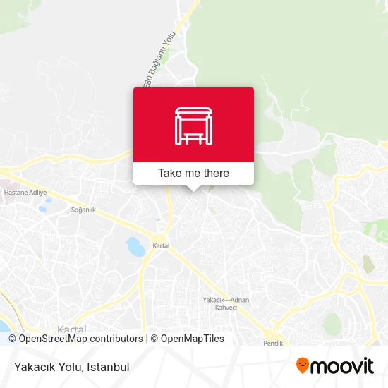Yakacık Yolu map