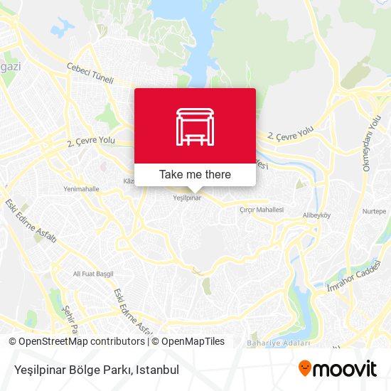 Yeşilpinar Bölge Parkı map