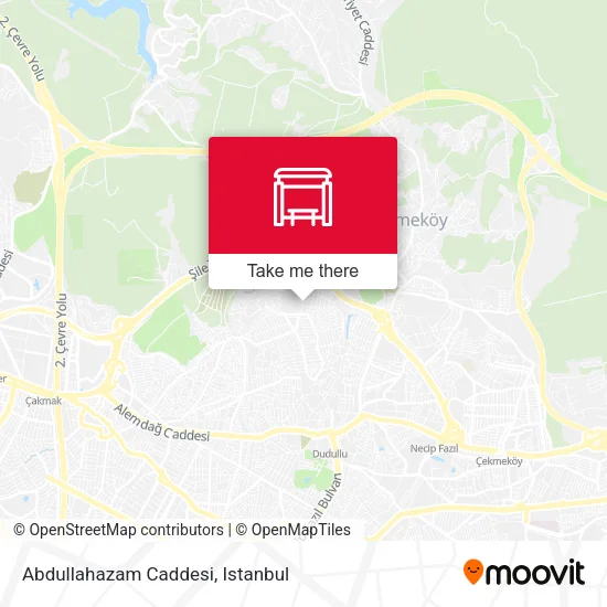 Abdullahazam Caddesi map