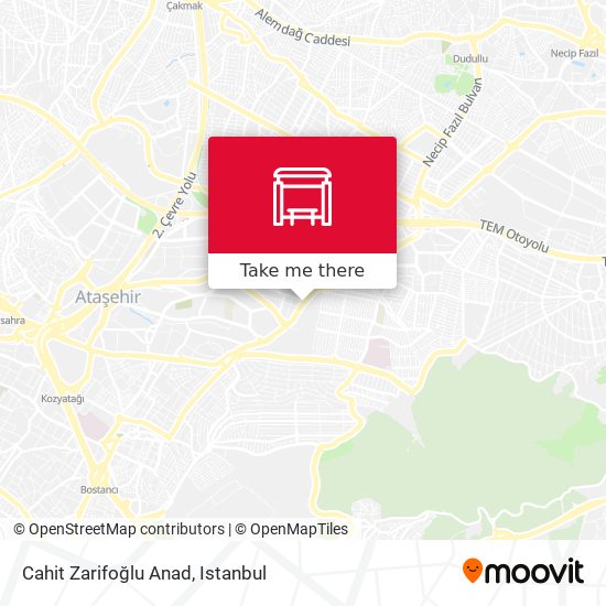 Cahit Zarifoğlu Anad map