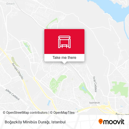 Boğazköy Minibüs Durağı map