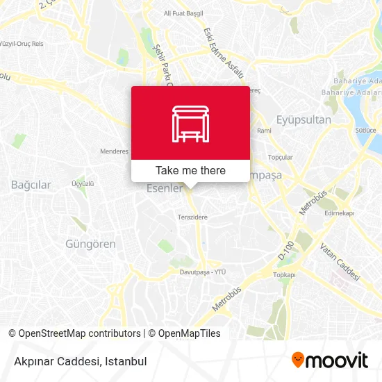 Akpınar Caddesi map