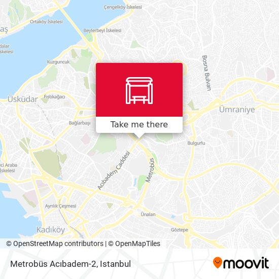 Metrobüs Acıbadem-2 map