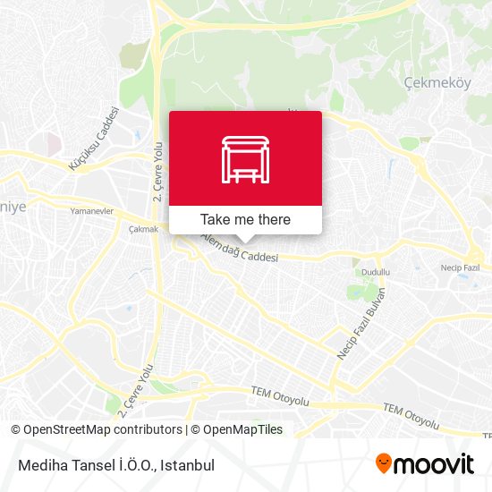 Mediha Tansel İ.Ö.O. map