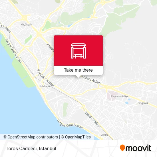 Toros Caddesi map