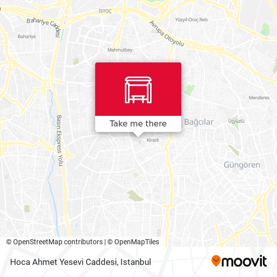 Hoca Ahmet Yesevi Caddesi map