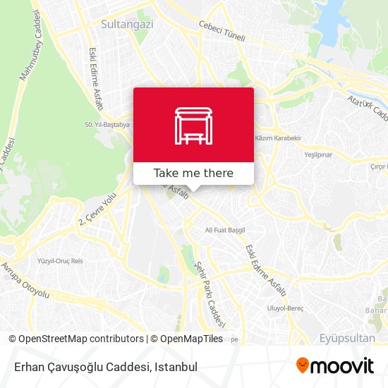 Erhan Çavuşoğlu Caddesi map