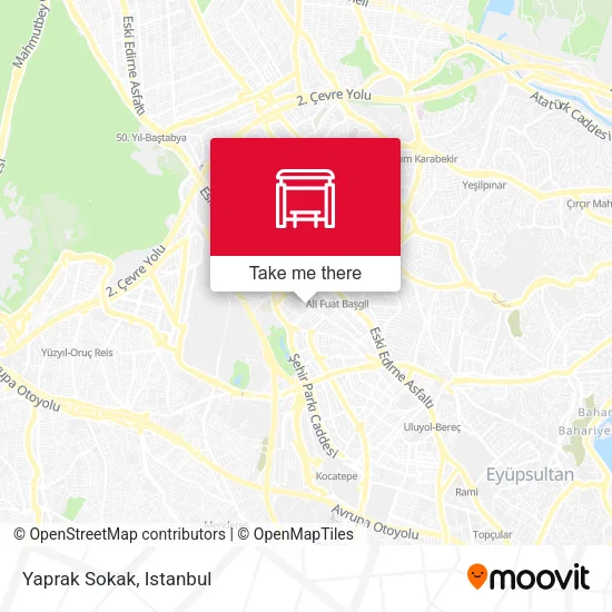 Yaprak Sokak map
