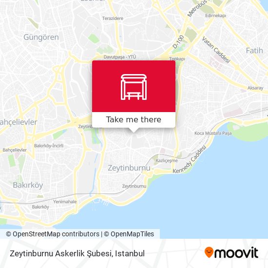 Zeytinburnu Askerlik Şubesi map