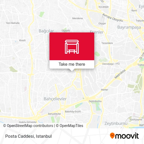 Posta Caddesi map