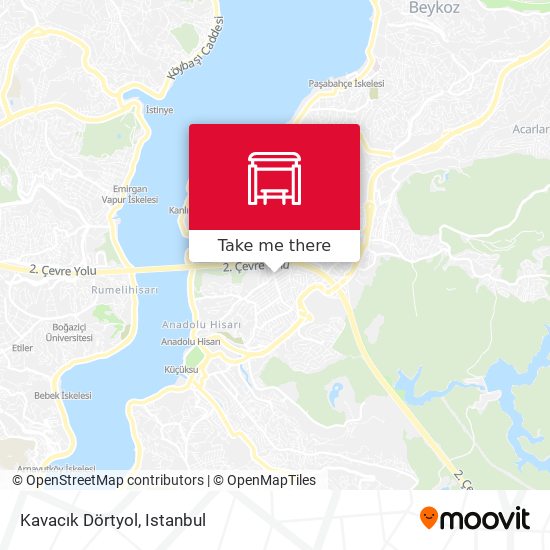 Kavacık Dörtyol map
