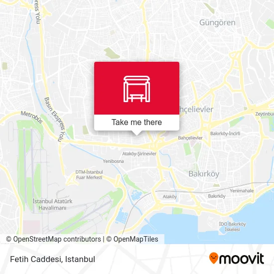 Fetih Caddesi map