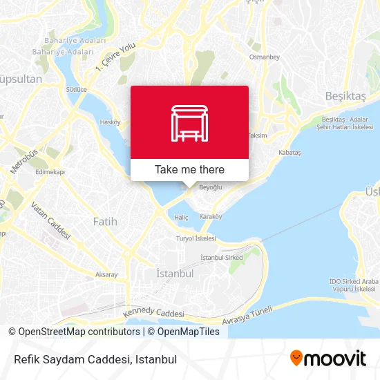 Refik Saydam Caddesi map
