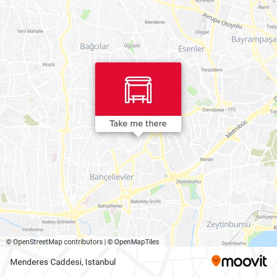 Menderes Caddesi map