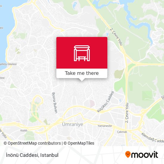 İnönü Caddesi map
