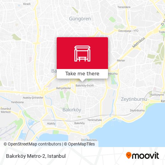 Bakırköy Metro-2 map