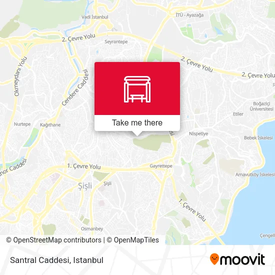 Santral Caddesi map