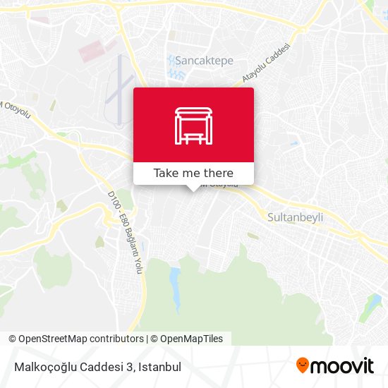 Malkoçoğlu Caddesi 3 map