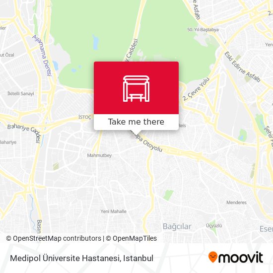 Medipol Üniversite Hastanesi map