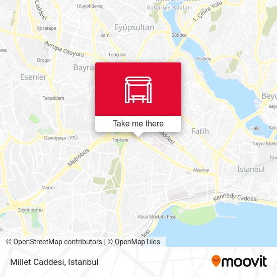 Millet Caddesi map