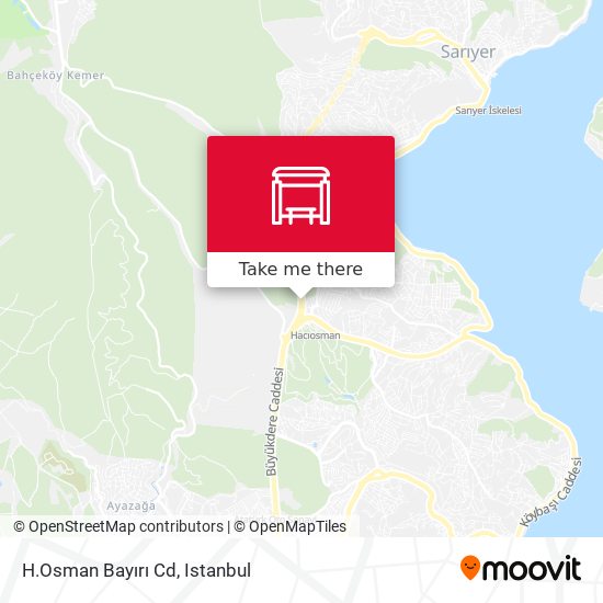 H.Osman Bayırı Cd map