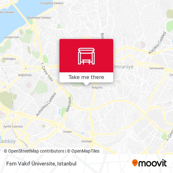 Fsm Vakıf Üniversite map
