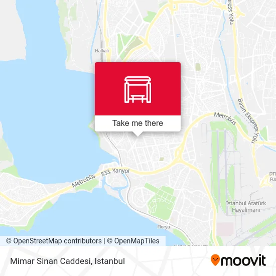 Mimar Sinan Caddesi map