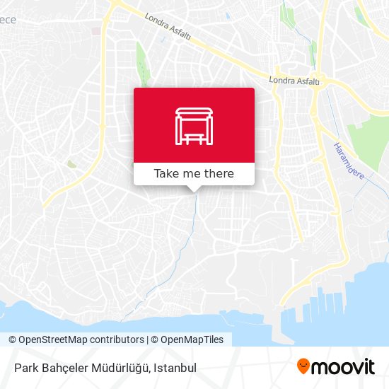 Park Bahçeler Müdürlüğü map
