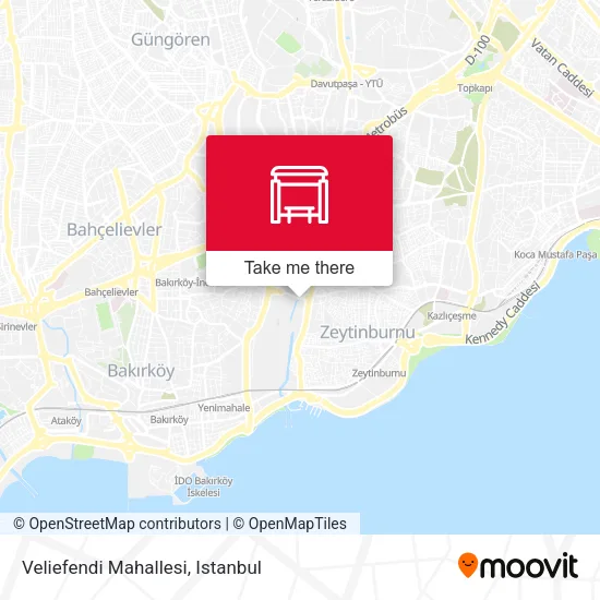 Veliefendi Mahallesi map