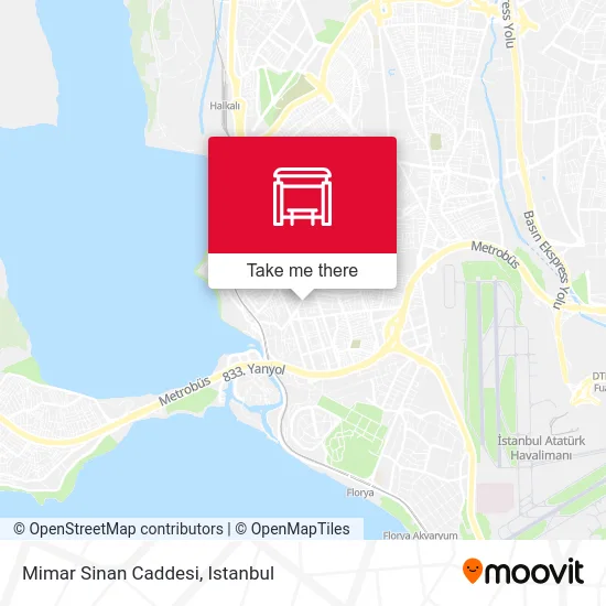 Mimar Sinan Caddesi map