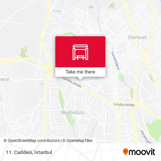 11. Caddesi map