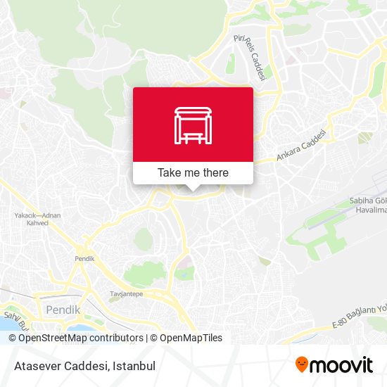 Atasever Caddesi map