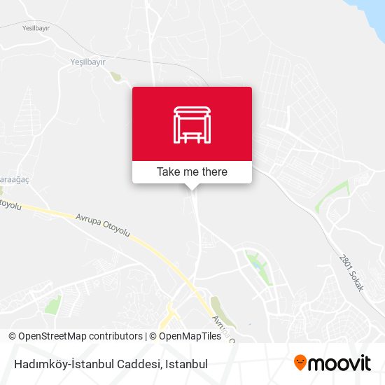 Hadımköy-İstanbul Caddesi map