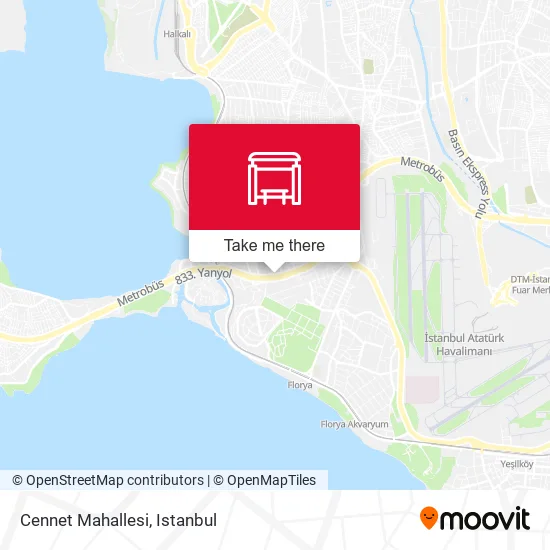 Cennet Mahallesi map
