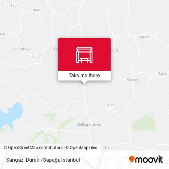 Sarıgazi Duraklı Sapağı map