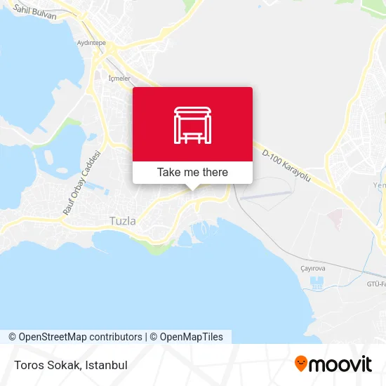 Toros Sokak map