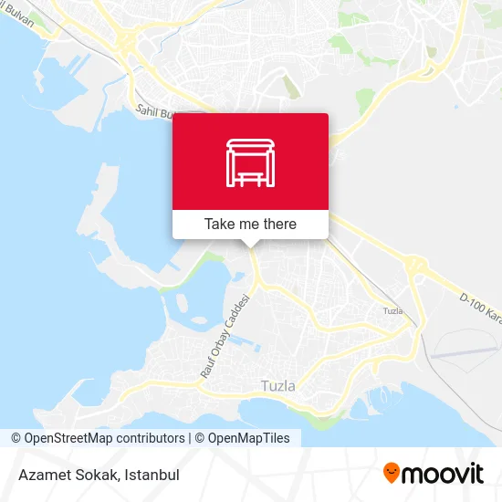 Azamet Sokak map