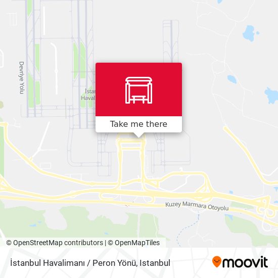 İstanbul Havalimanı / Peron Yönü map