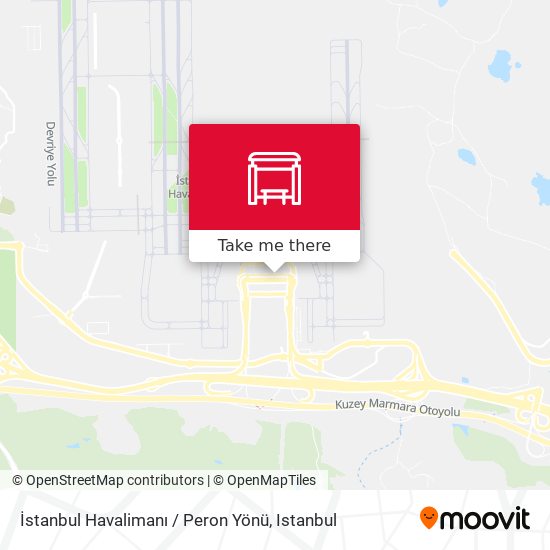 İstanbul Havalimanı / Peron Yönü map