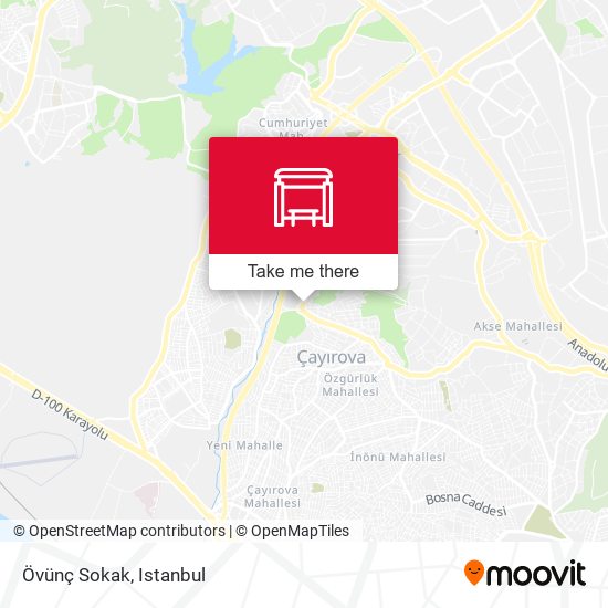 Övünç Sokak map