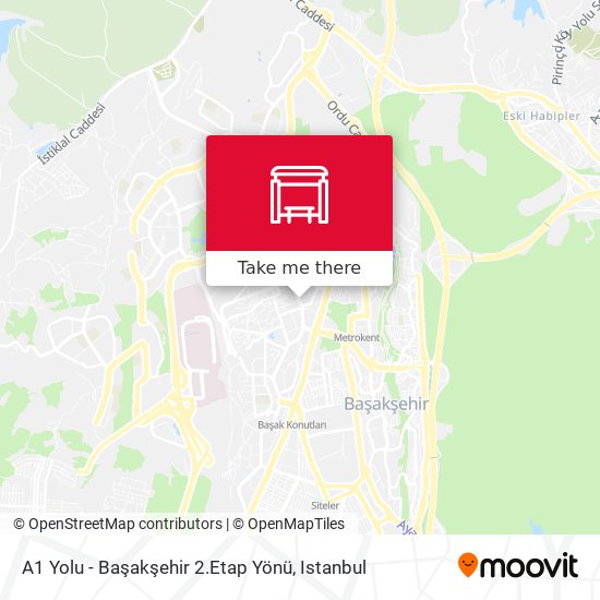 A1 Yolu -  Başakşehir 2.Etap Yönü map