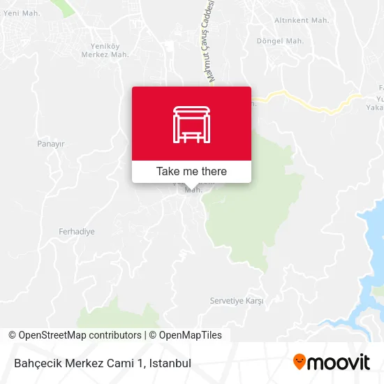 Bahçecik Merkez Cami 1 map