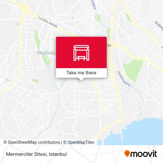 Mermerciler Sitesi map