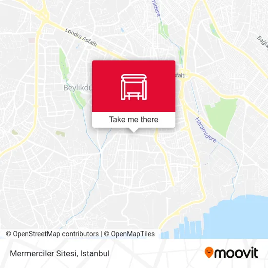 Mermerciler Sitesi map