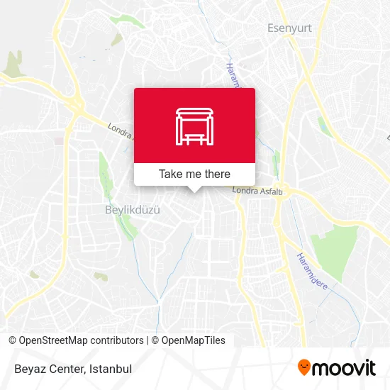 Beyaz Center map