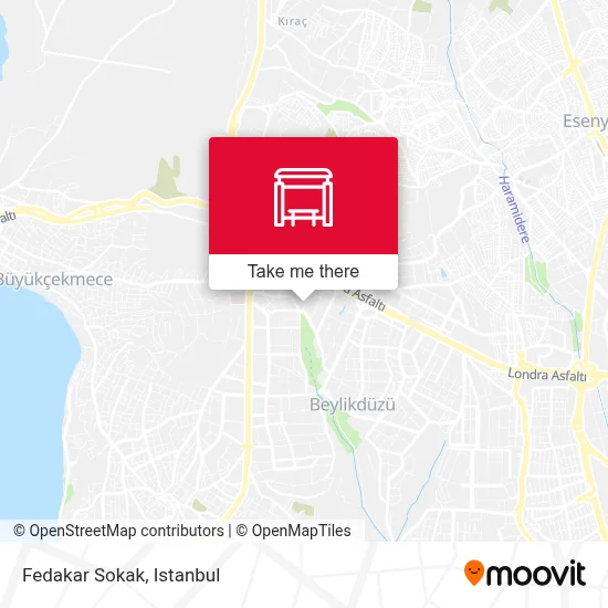Fedakar Sokak map
