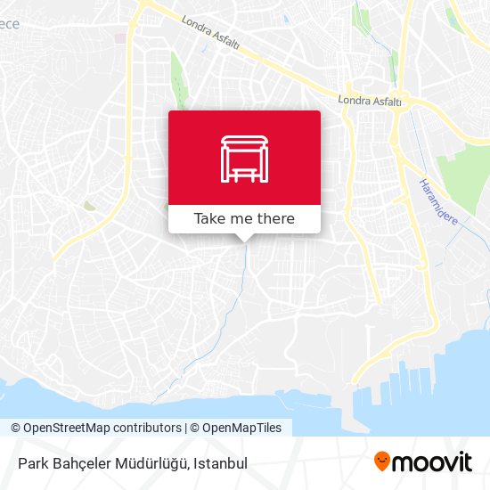 Park Bahçeler Müdürlüğü map