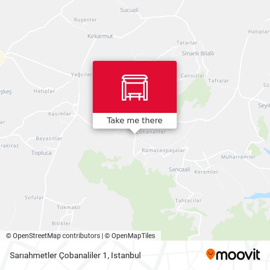 Sarıahmetler Çobanaliler 1 map