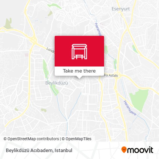 Beylikdüzü Acıbadem map